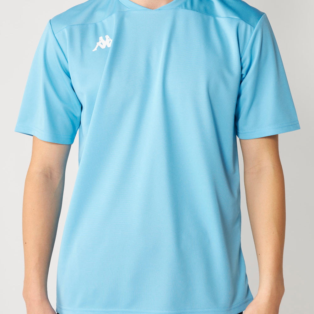 Kappa ユニセックス アクティブメッシュ半袖Tシャツ(216253-LBL)