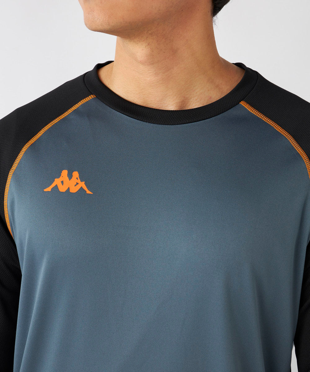 メンズ 長袖Tシャツ織ステッチ×オミニ – Kappa