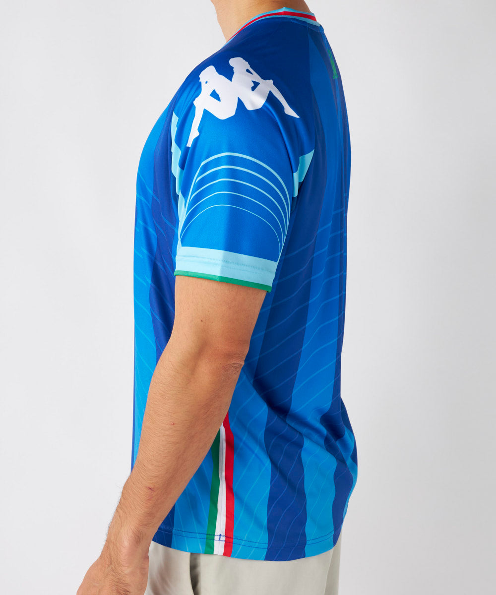 メンズ カラーブロックゲームTシャツ (245212-BL) – Kappa（カッパ