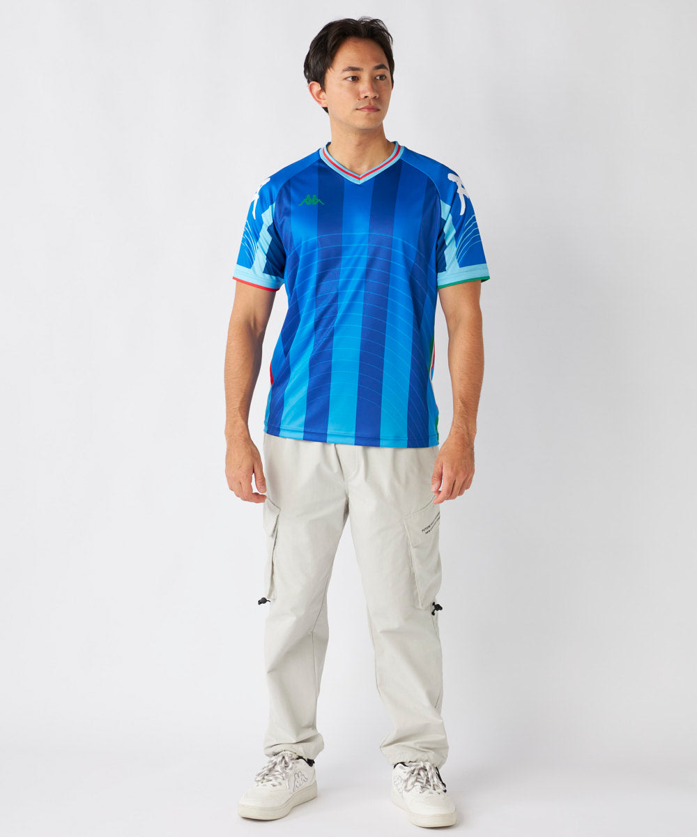 メンズ カラーブロックゲームTシャツ (245212-BL) – Kappa（カッパ