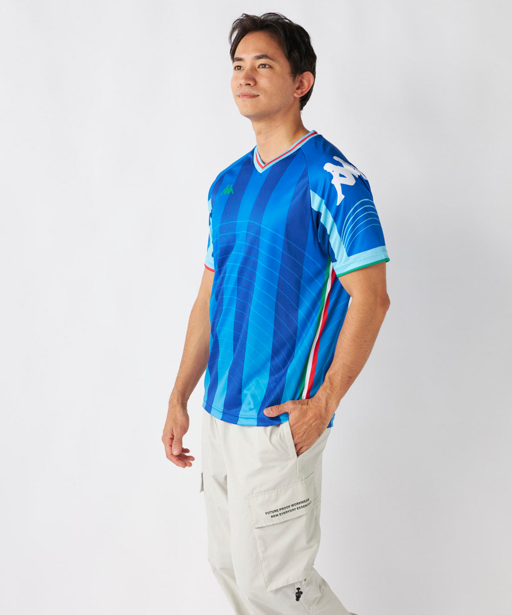 メンズ カラーブロックゲームTシャツ (245212-BL) – Kappa（カッパ