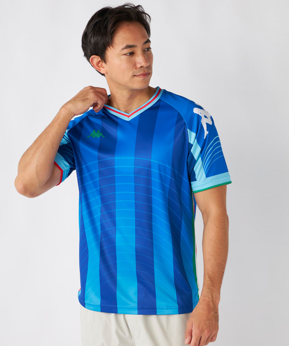 メンズ カラーブロックゲームTシャツ (245212-BL) – Kappa（カッパ