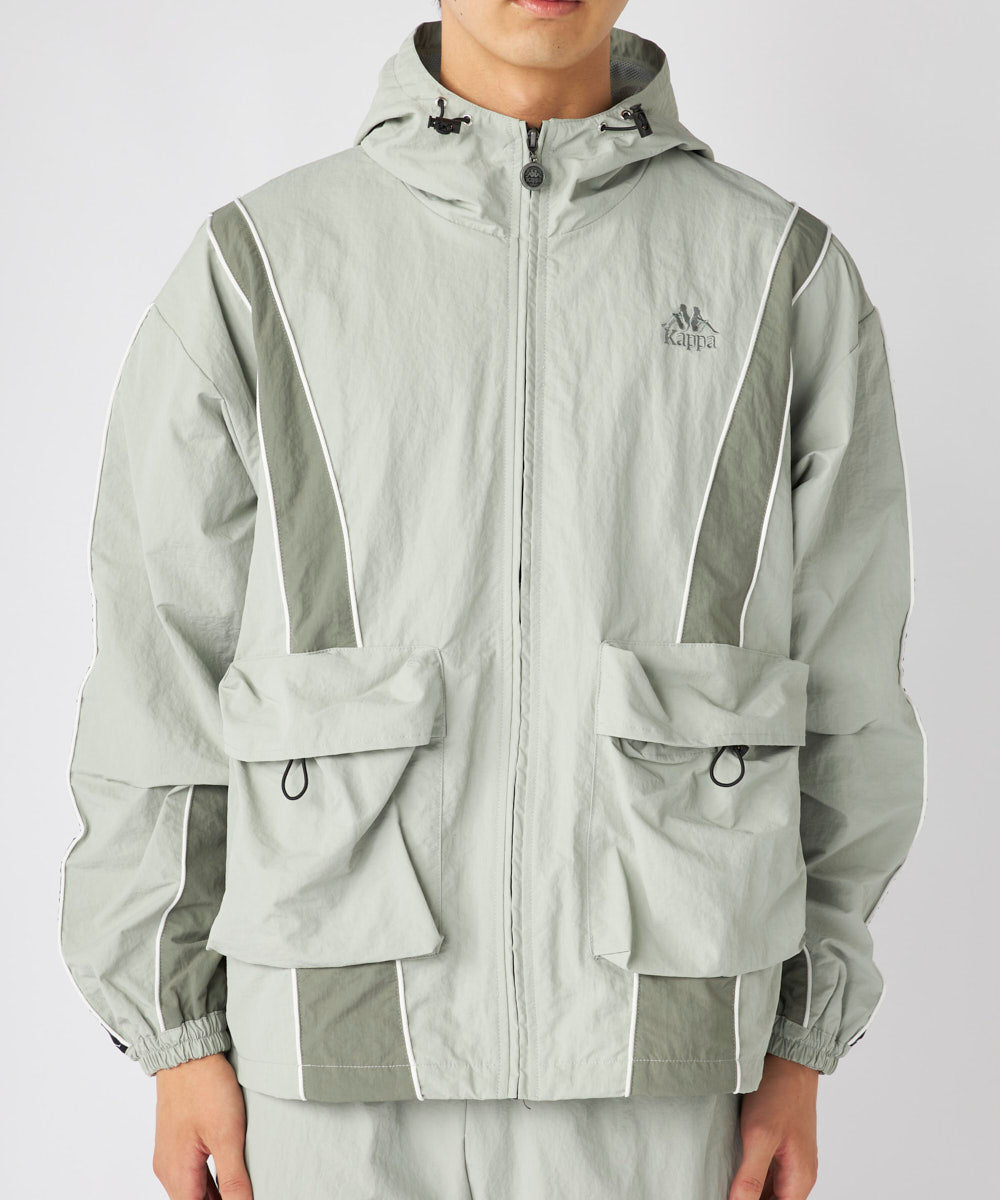 Kappa カッパ パワーショルダー ジップアップジャケット Lサイズ Kappa カッパ ジップアップ[品番：SHNM0004460]｜SHIFFON （シフォン