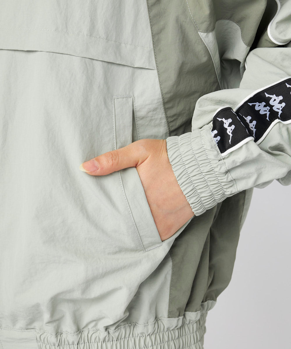 Kappa カッパ パワーショルダー ジップアップジャケット Lサイズ Kappa カッパストラックジャケットメンズ ブランド 長袖 フリース 防寒