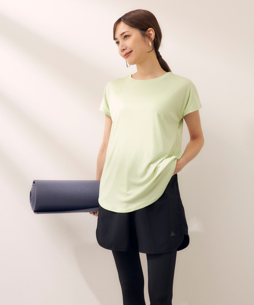 レディース フィットネス3点セット Tシャツ＋STパンツ＋レギンス