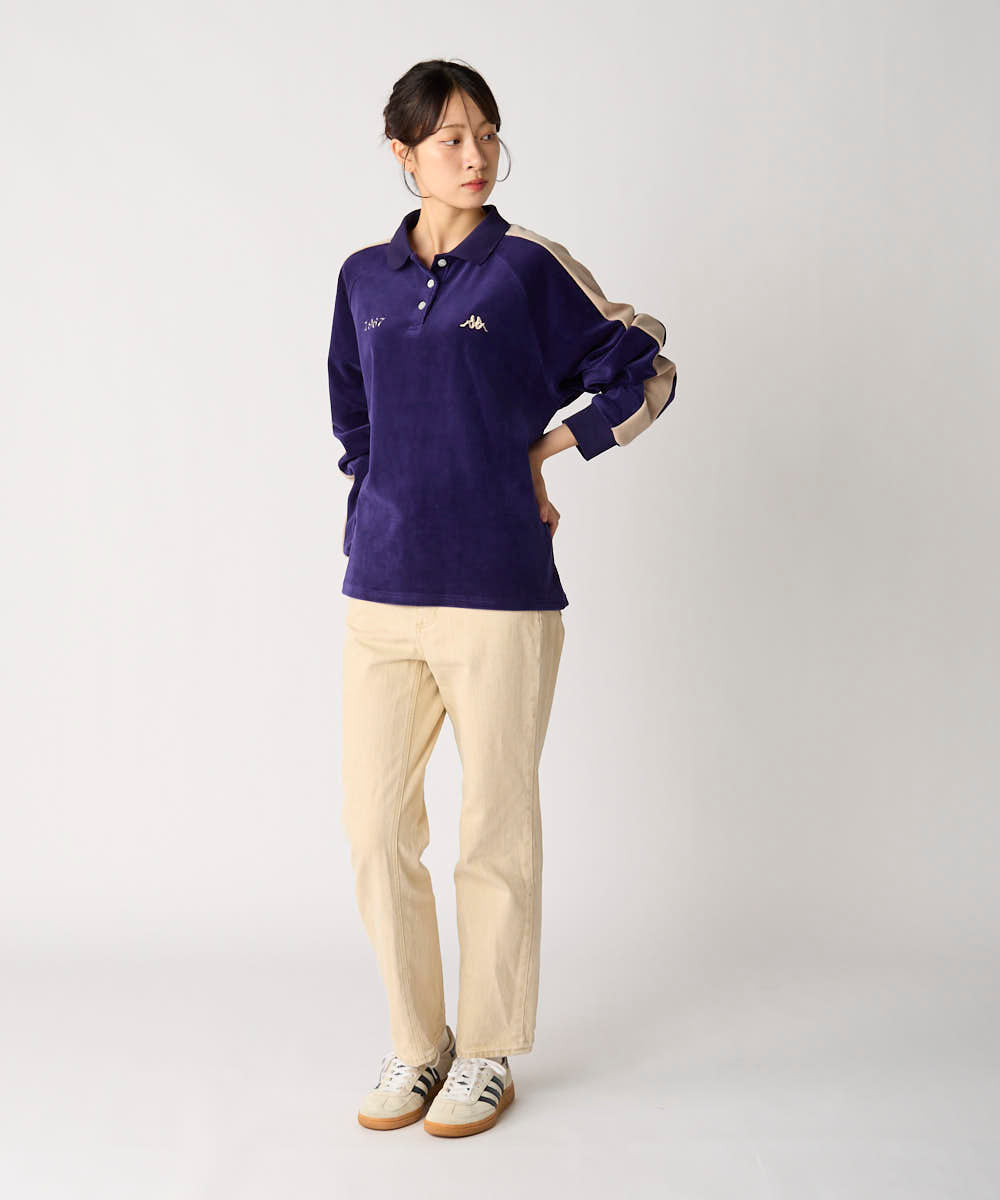 26AW RE:FIELD】ユニセックス ベロアシャツ（246513-PPL） – Kappa