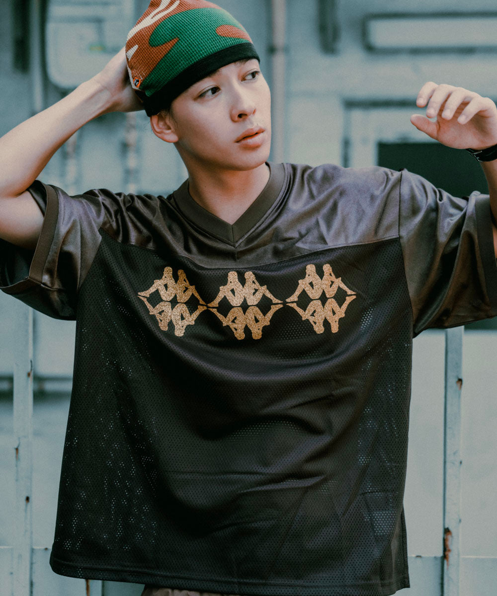 KOMOREBI×Kappa Mesh TEE (215951-GY)